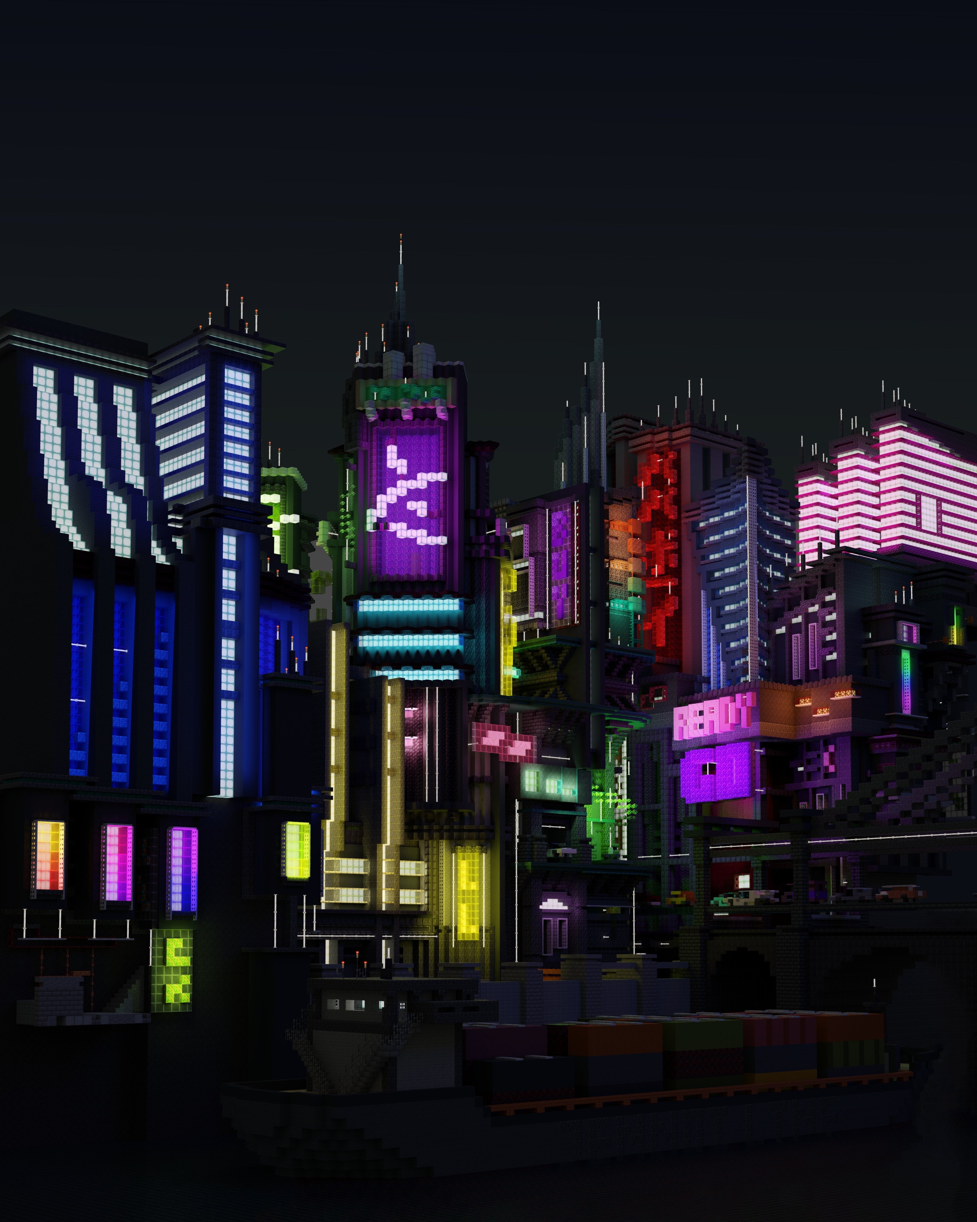 Cyberpunk Buildings
