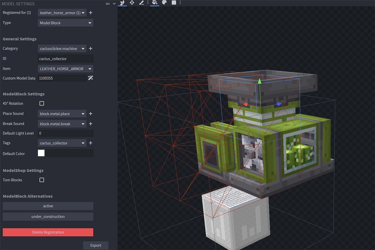 Blockbench work